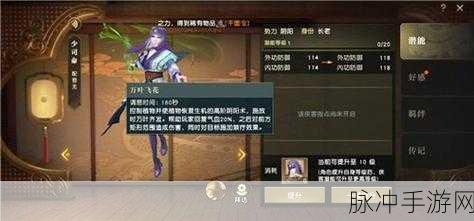 流星群侠传手游内功五行属性深度解析与玩法攻略
