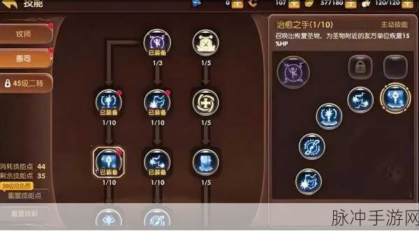 龙之谷手游祭司装备选择全攻略,打造全能治疗与输出