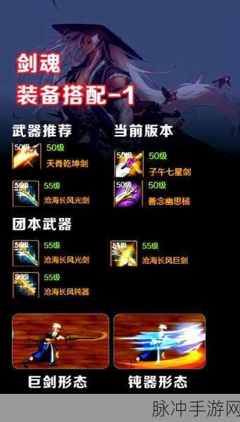 剑魂之刃,各职业剑魂搭配选取攻略与深度解析