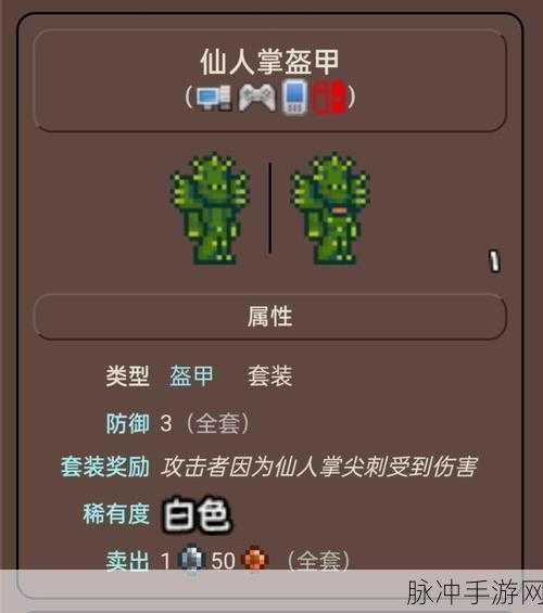 泰拉瑞亚手游攻略，仙人掌镐的制作方法与使用技巧