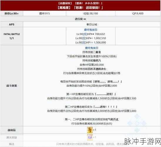FGO本能寺英灵加成策略深度解析，高加成英灵选择及优化攻略