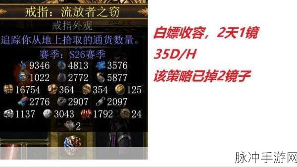 流放之路深度解析,珠宝仓库缺失之谜与珠宝管理策略