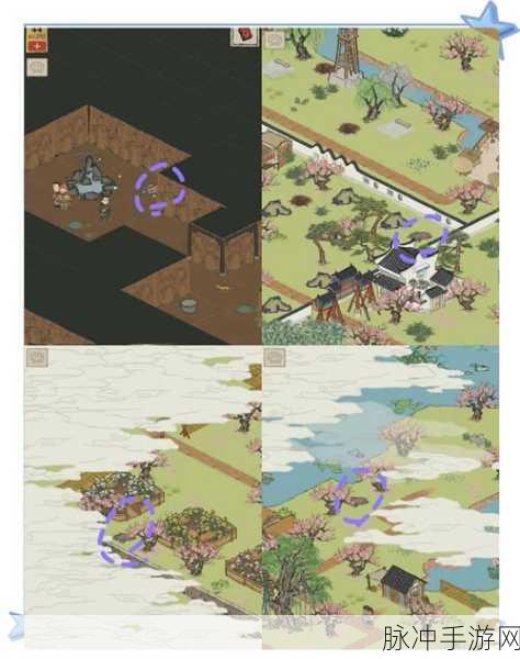 江南百景图深度揭秘,桃花村地下洞进入方法全攻略