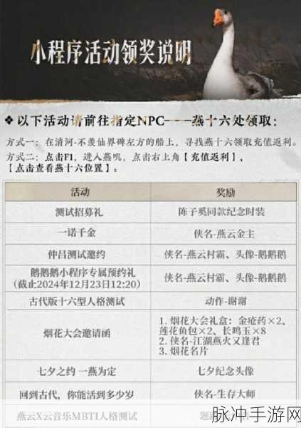 燕云十六声九重春色学习任务系统与珍贵道具获取深度指南