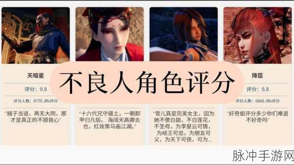 不良人3手游人物强度排行榜全面揭晓