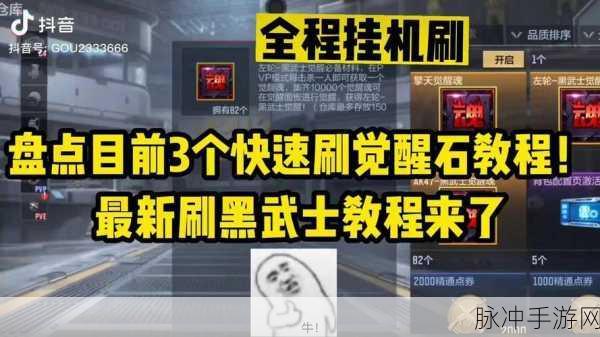 CF手游地狱火觉醒石全面攻略,解锁强力武器的秘籍