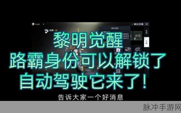 黎明觉醒手游攻略,全面解析路霸身份提升之道