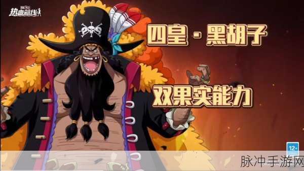航海王燃烧意志,黑胡子震撼人心的奥义技能全览与深度解析