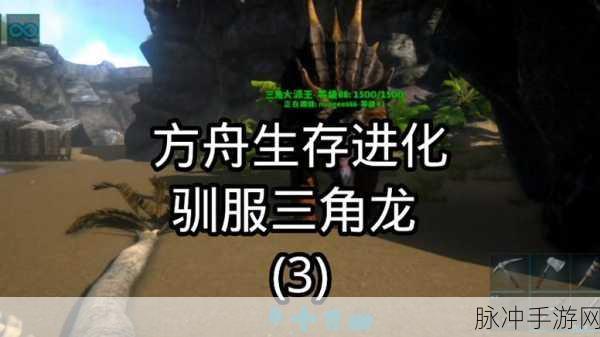 方舟生存进化手游,揭秘闪电飞龙与闪电龙的驯服之道