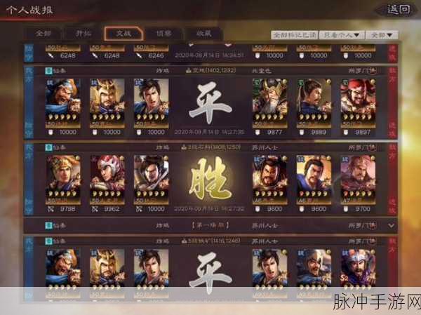 三国志战略版深度攻略,解锁侠客军之道全面解析
