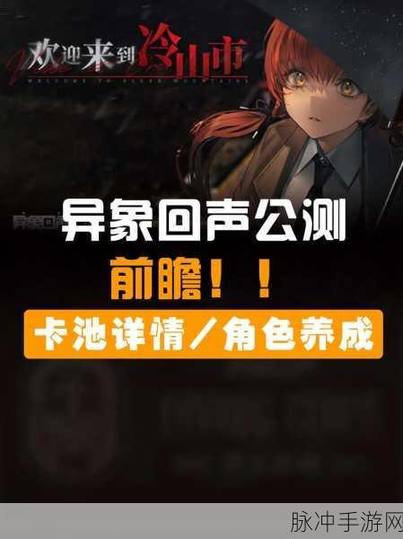 异象回声公测兑换码全攻略,最新获取与使用方法详解