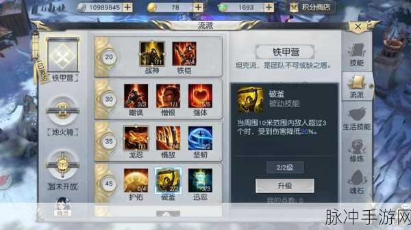 镇魔曲手游深度解析，龙将职业技能搭配策略与实战应用