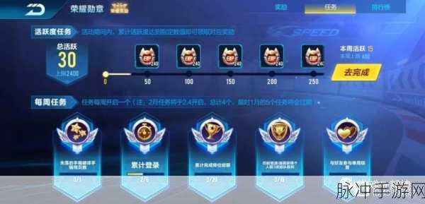QQ飞车手游荣耀勋章第六期升级全攻略,解锁顶级奖励的秘诀