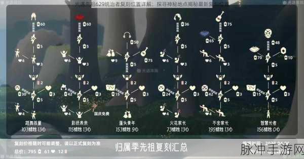 光遇六一复刻先祖揭秘,地图秘密与宝藏位置全攻略
