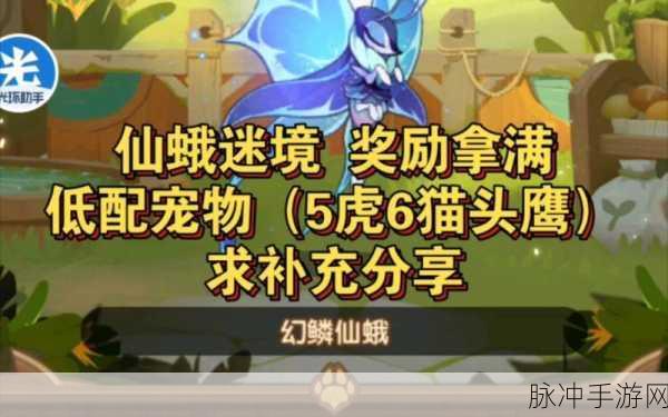 剑与远征珍稀宠物深度揭秘,幻鳞仙蛾获取攻略全解析