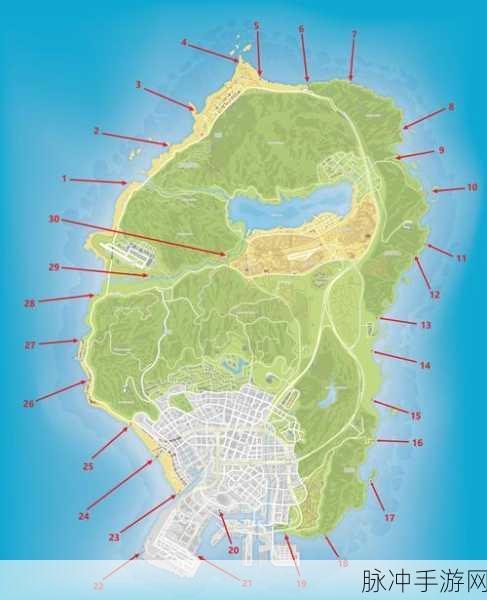 探秘GTA5线上模式，揭秘沉船宝藏的神秘位置