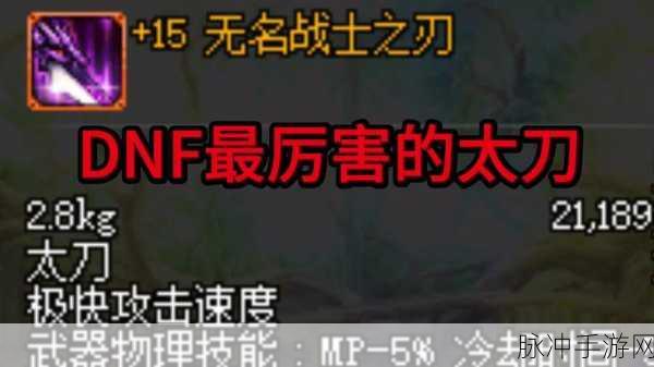 DNF改10飘零太刀震撼现世，真相与攻略揭秘