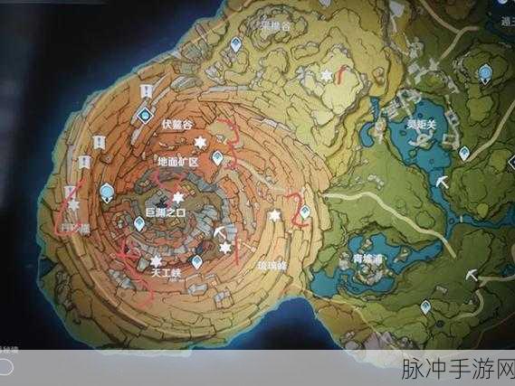 原神层岩巨渊六供物位置攻略详解，完全指南与攻略秘籍