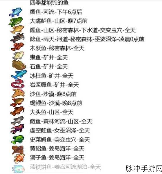 星露谷物语钓鱼季节全攻略，解锁你的钓鱼大师之路