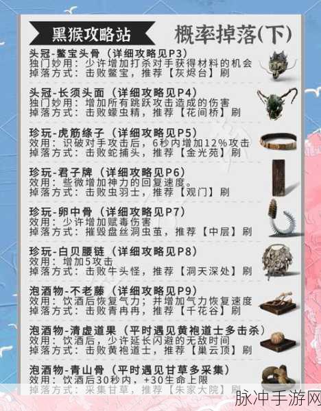 黑神话悟空,虎筋绦子获取攻略全面揭秘